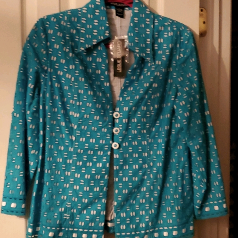 Leslie Stuart Eyelet Jacket